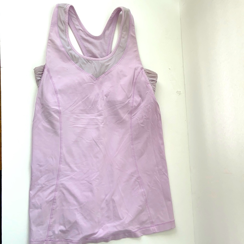 LULULEMON TANK ACTIVEWEAR TOP LILAC SMALL